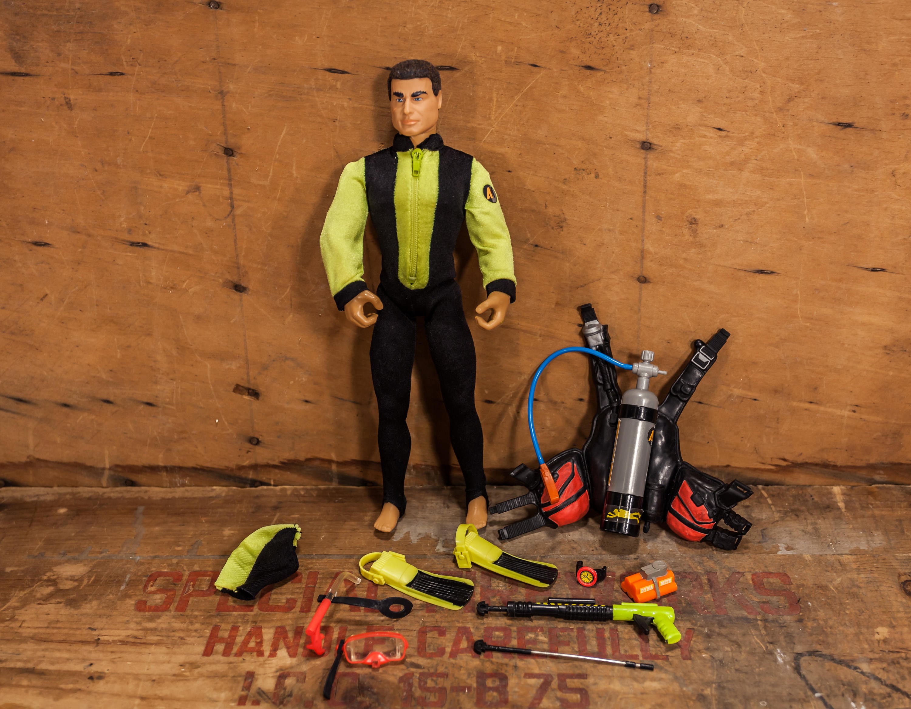 action man diver doll