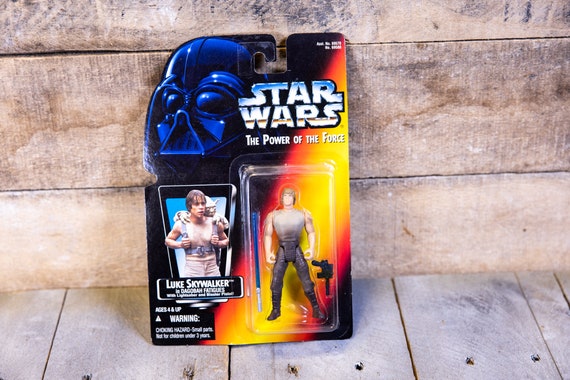 Vintage Star Wars Action Figure Luke Skywalker The Power of the Force Kenner Figure Star Wars Toy