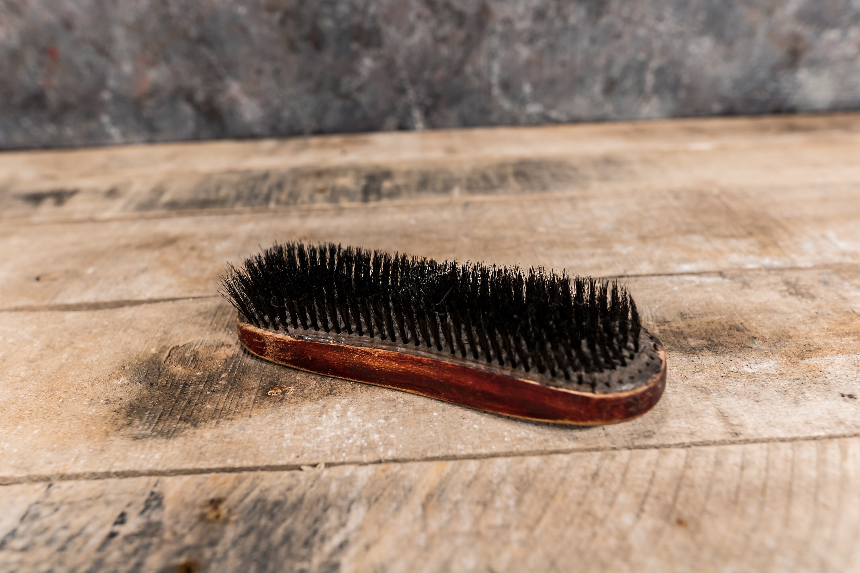 Vintage Pittsburgh Shoe Shine Brush Glasgow Wooden Mills