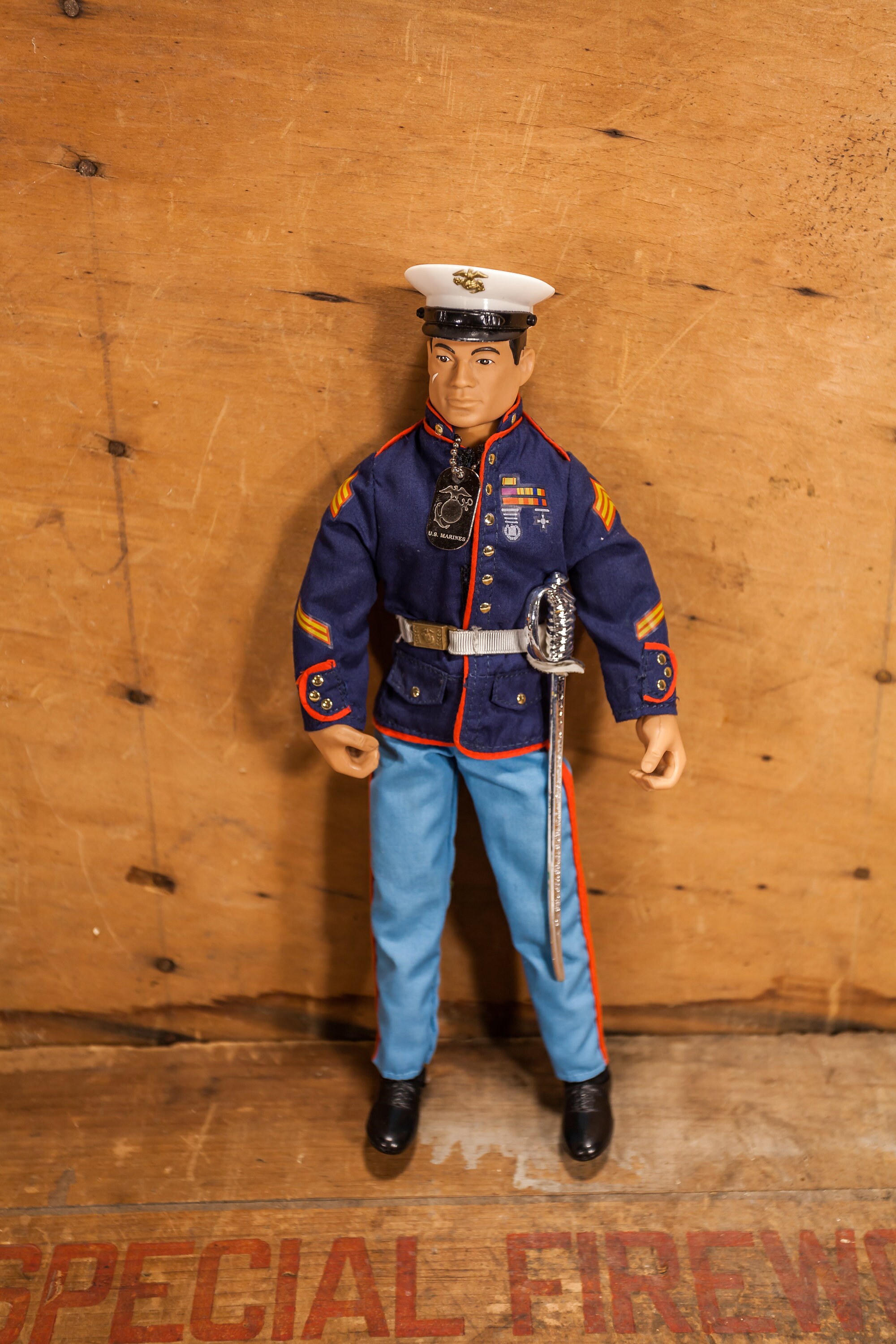 Vintage 1994 GI JOE Hasbro Marine Parade Dress Outfit Soldier Action 