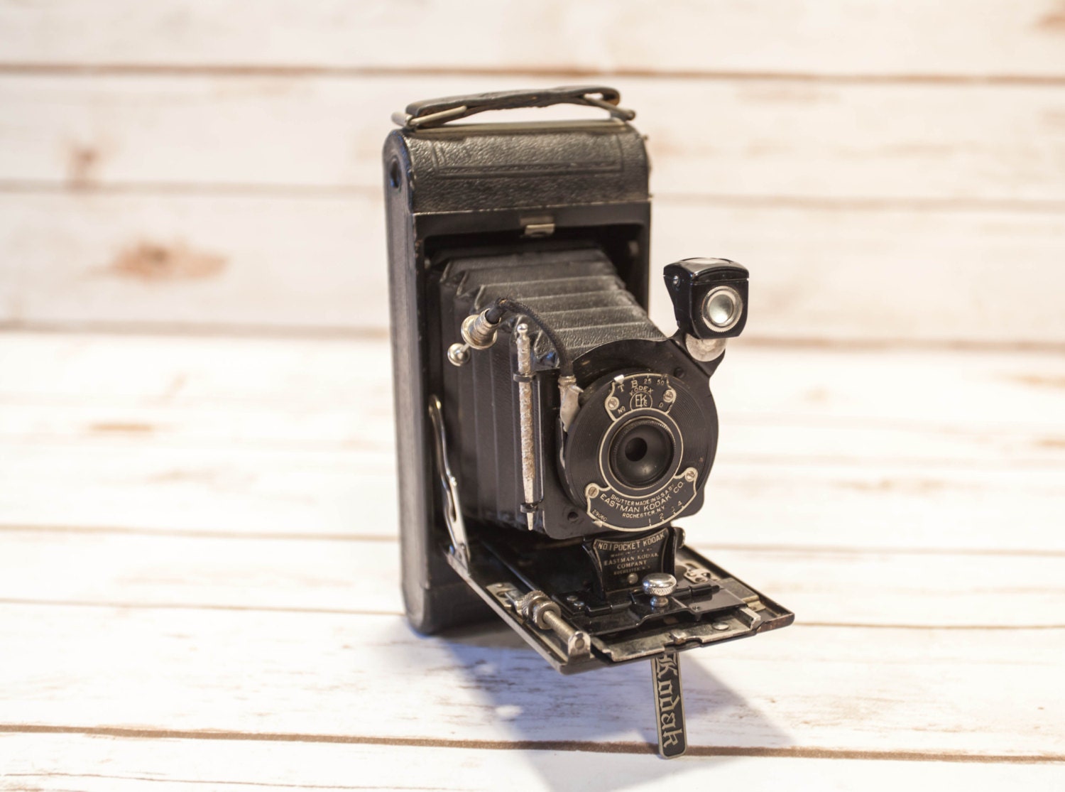 Vintage 1920s Kodak No 1 Pocket Folding Camera Black Eastman Kodak