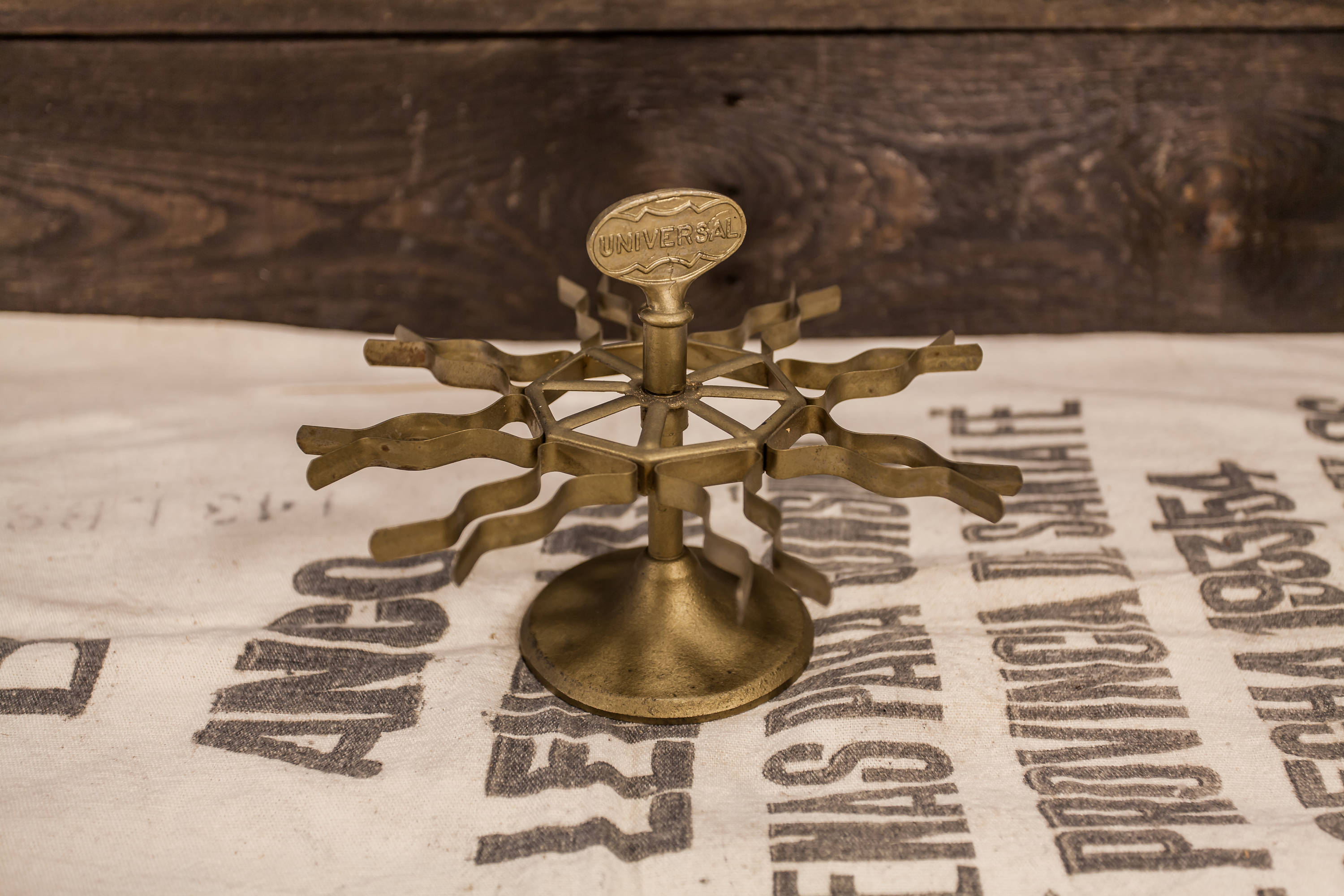 Vintage Universal Rubber Stamp Stand Carousel Office Decor Stamper