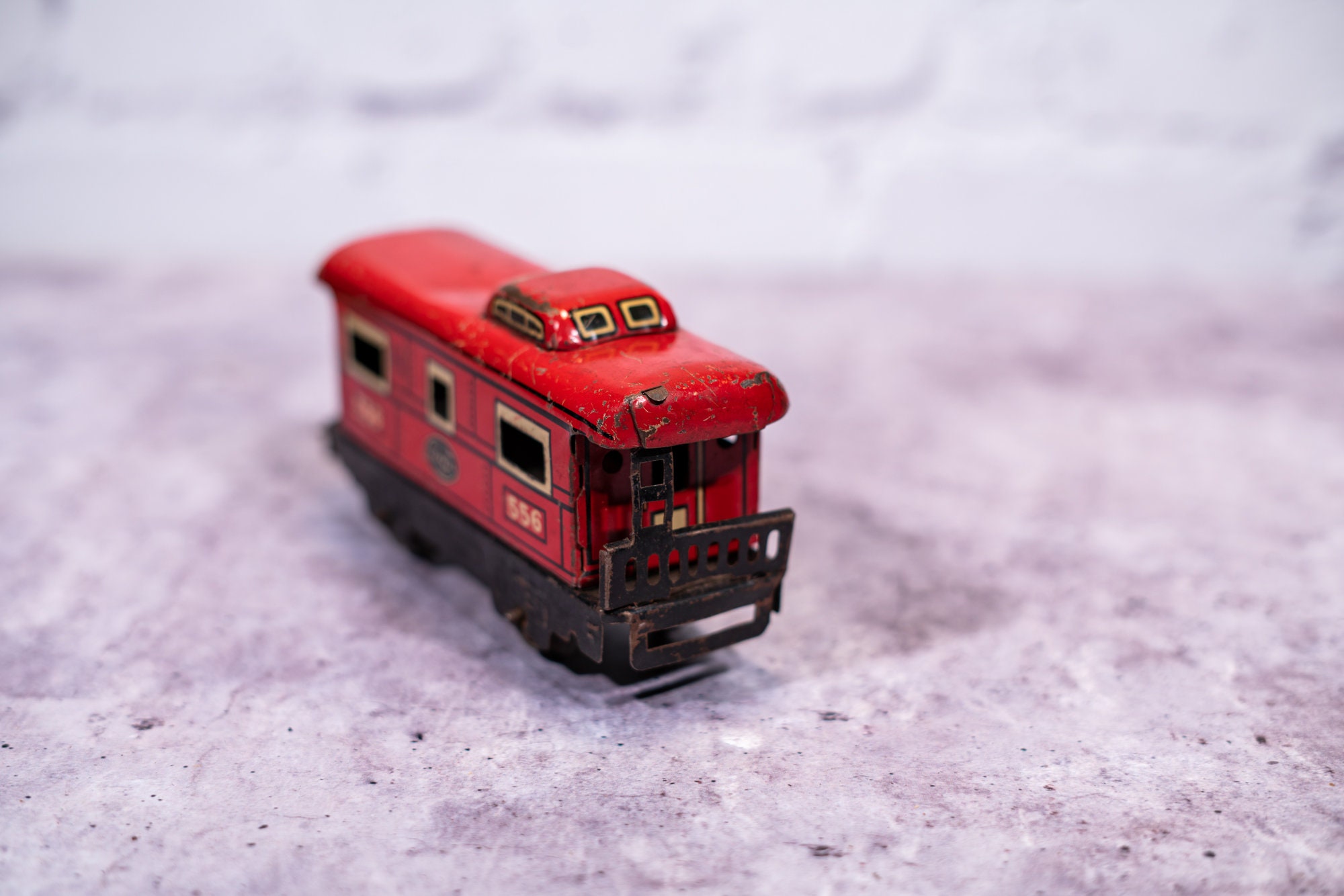 Vintage 1940s Marx New York Central 556 Tin Train Toy Train Railroad Car