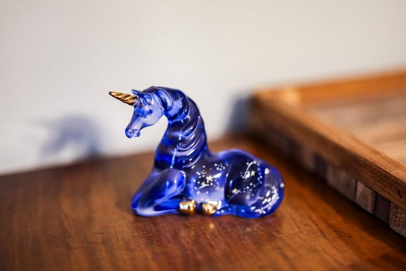 The Hamilton Collection Celestial Crystal Wonders Collection "Stardust" Unicorn