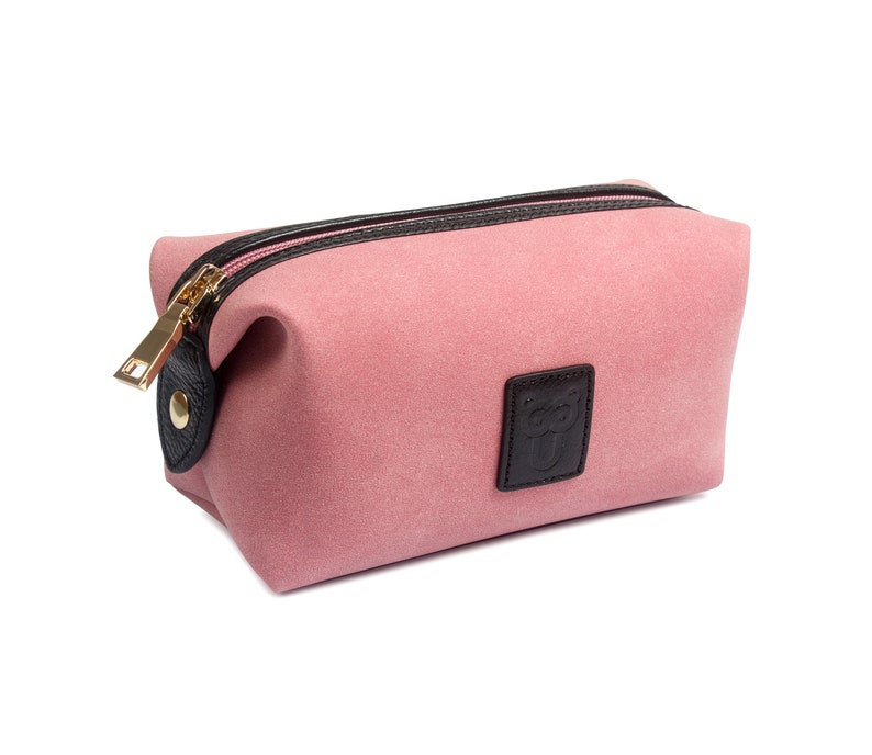 Women Makeup Bag Leather Girly Cosmetic Bag Toiletry Bag Etsy