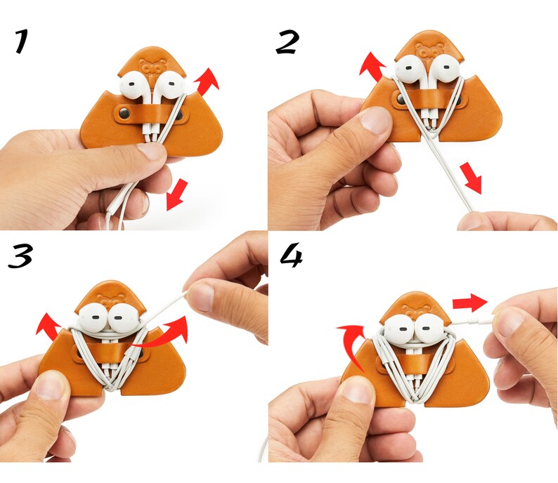 Headphones Cable Organizer Earphones Cord Organiser Real Etsy