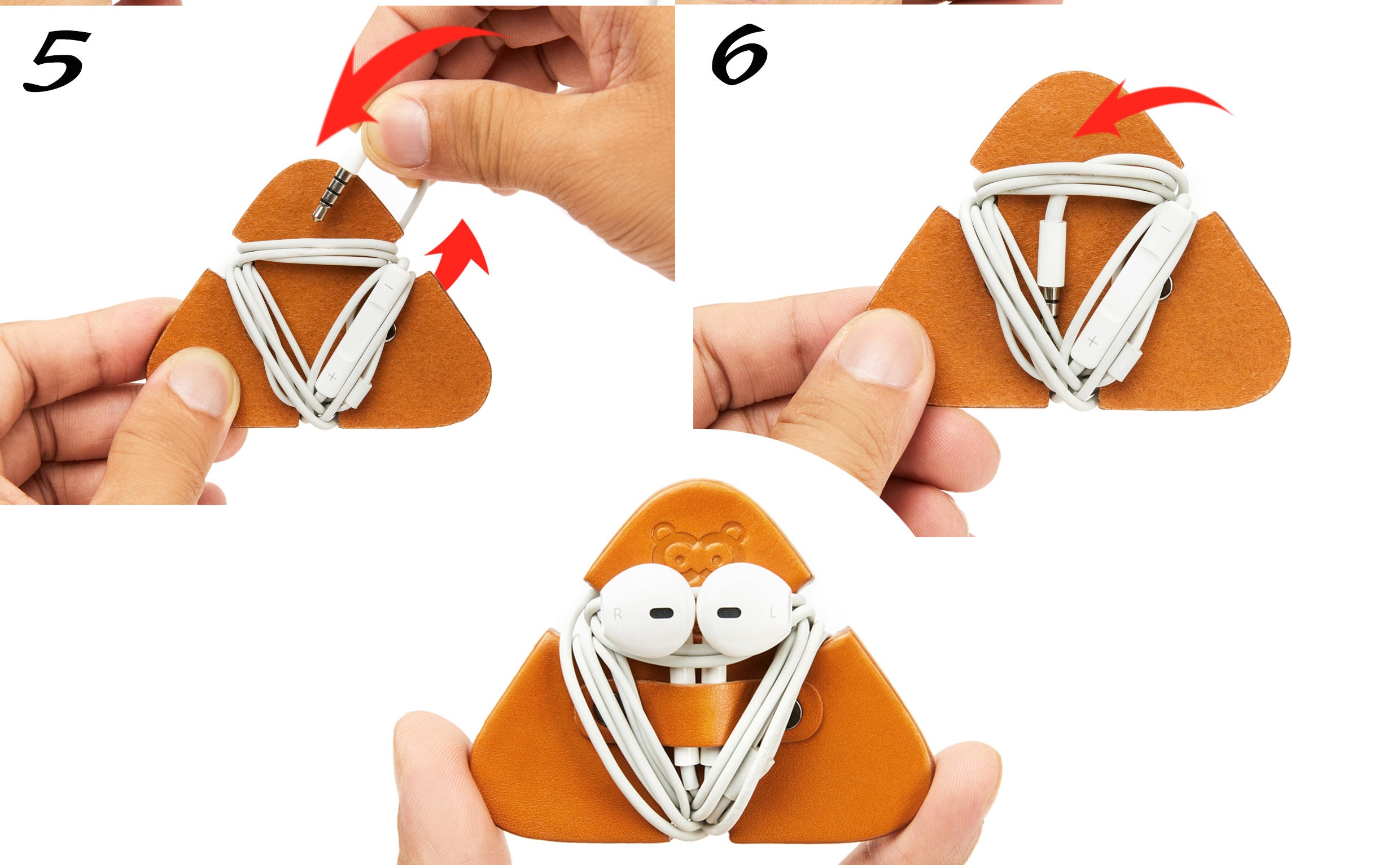 Headphones Cable Organizer Earphones Cord Organiser Real Etsy UK