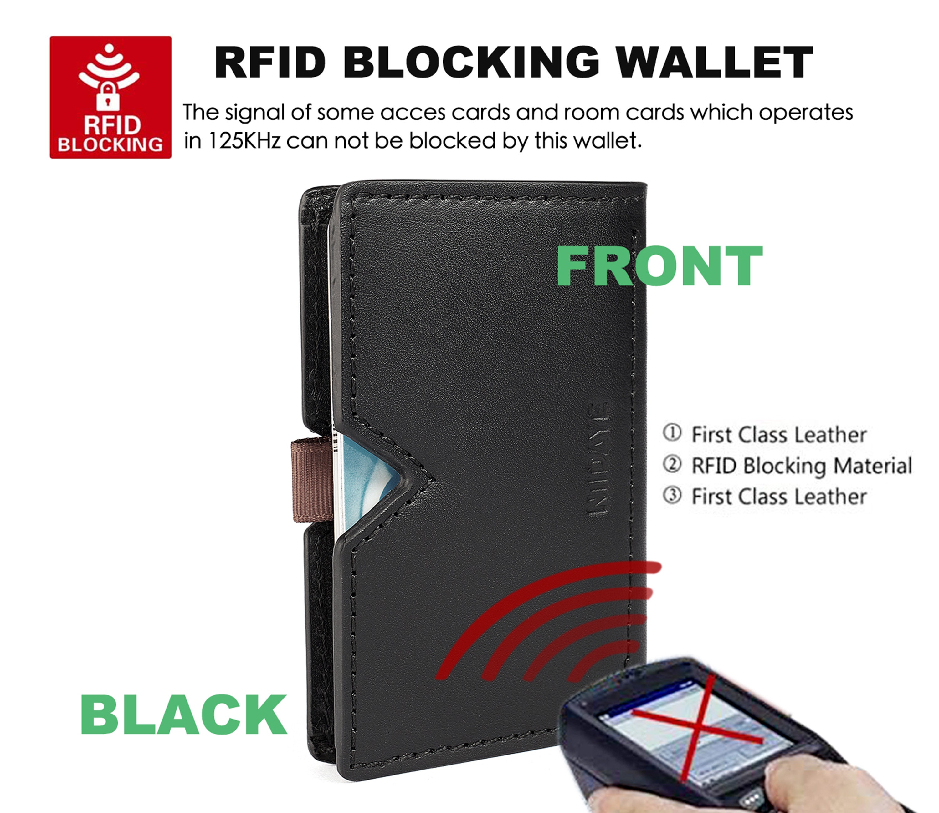 Credit Card Wallet Genuine Leather Card Case Minimalist Wallet - Etsy