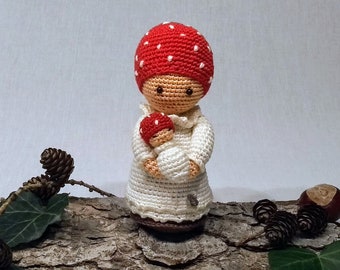 Toadstool with baby - flower child