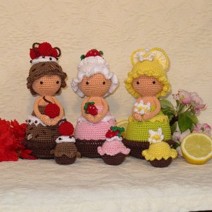 Muffins / Cup Cakes 3 crochet patterns