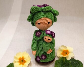 Flower child Primrose Paula with baby crochet instructions