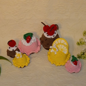 Muffin Cup Cake Crochet Pattern