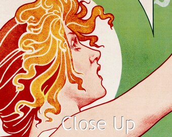 Absinthe Robette by Alphonse Mucha Fine Art Glicée Poster