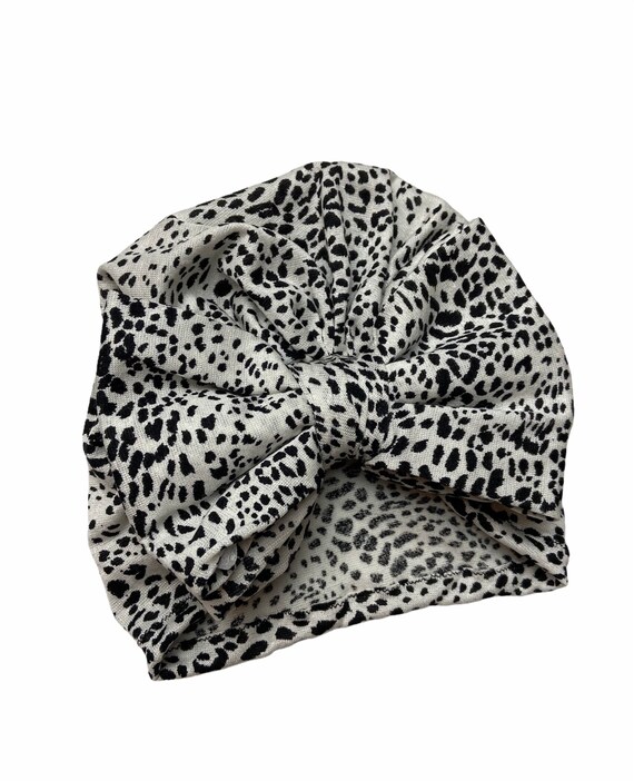 Leopard Bow Knot Turban