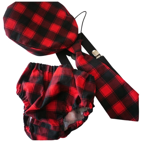 Lumberjack Diaper Cover, Buffalo Plaid First Birthday Outfit, Wild One Cake Smash, First Birthday Boy