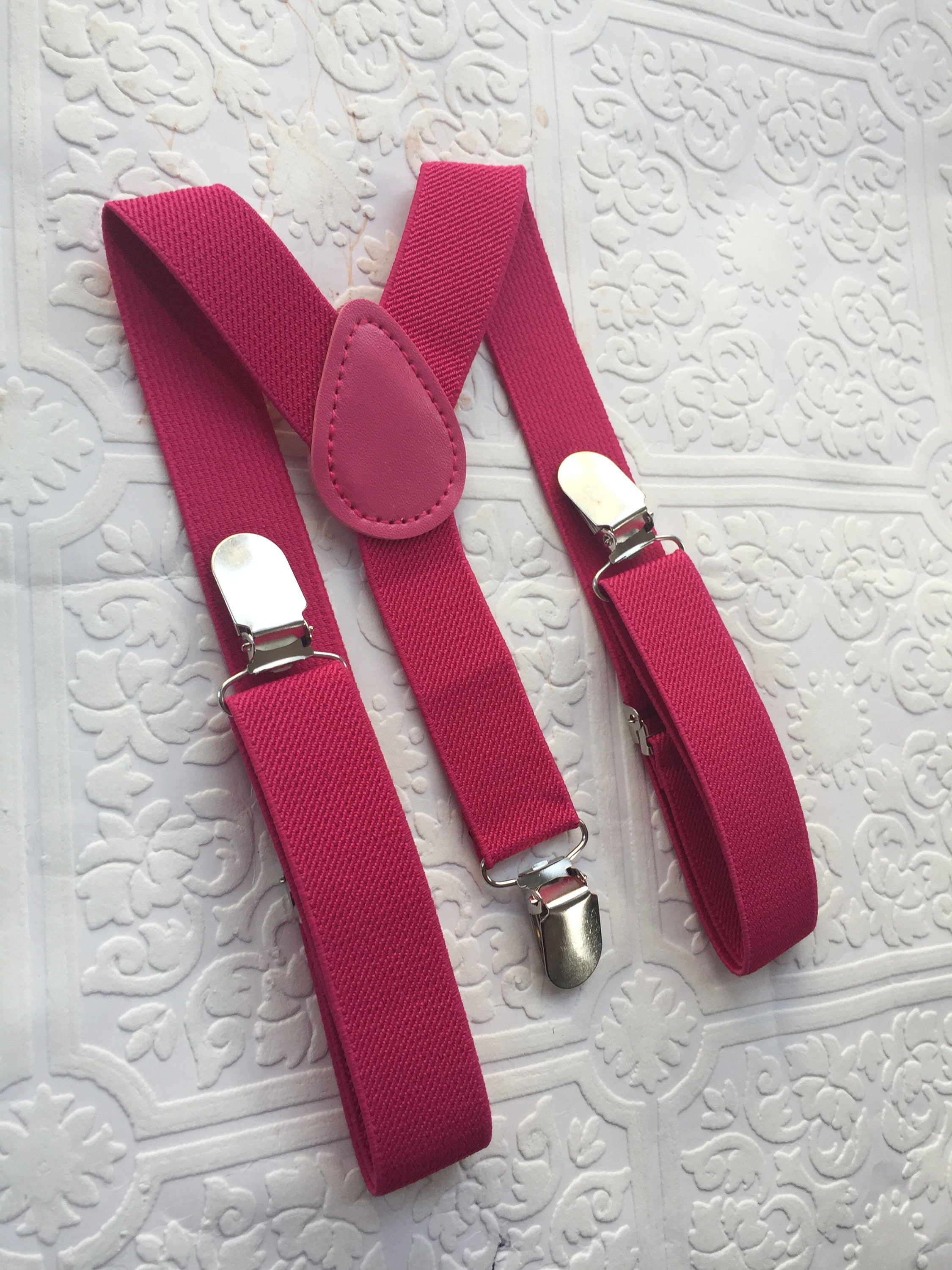 Pink suspenders, boy suspenders, baby suspenders, pink baby suspenders