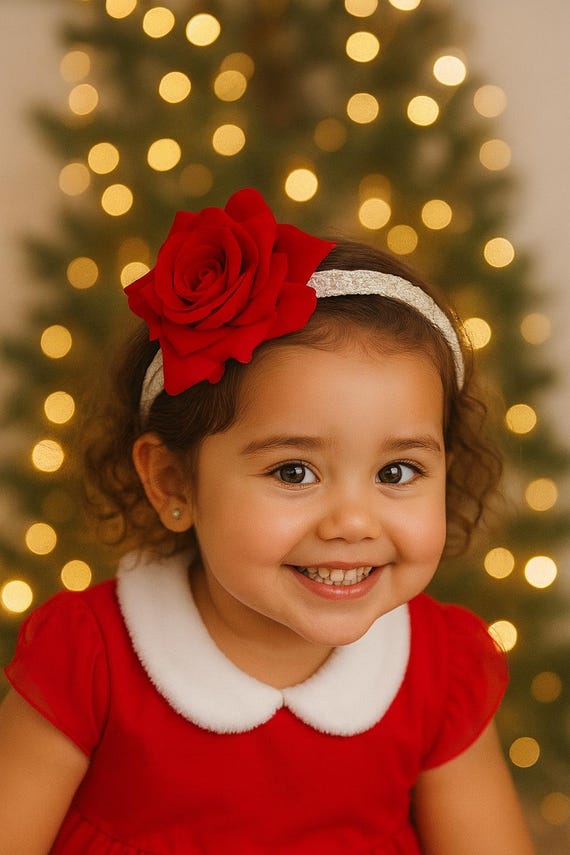 baby rose, Rose headband, rose baby headband, baby headband, red rose headband, newborn headband, red baby headband, birthday headband, rose