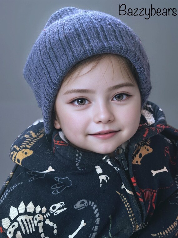 Navy Baby Beanie, Rib-Knit, Winter Hat, Baby Toque, Newborn Gift, Canada, Cuffed, Baby Hat, wool knit hat, wool hat, warm baby hat, winter