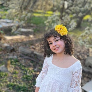 Summer Hair Bows, Baby Headband, Sunflower Headband, Baby Flower Headband, Flower Headband, Newborn Headband, Infant Headband