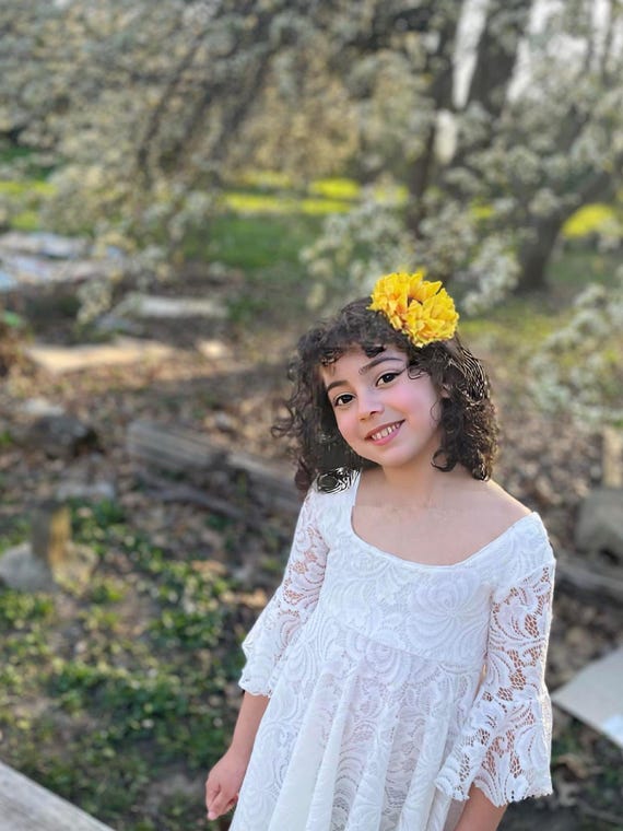 Summer Hair Bows, Baby Headband, Sunflower Headband, Baby Flower Headband, Flower Headband, Newborn Headband, Infant Headband