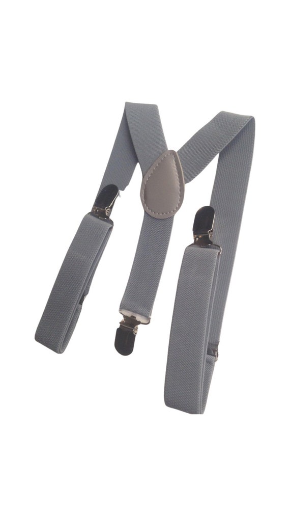 Gray suspenders, baby boy suspenders, suspenders, toddler suspenders, baby suspenders, grey boy suspenders, classic gray suspenders, grey