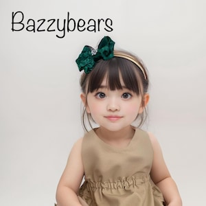 Baby Girl Christmas Headband, Christmas Toddler Hair Clips, Red Ribbon Bow Headband, Burgundy Hair Bows, Toddler Hair Bows, Newborn Headband