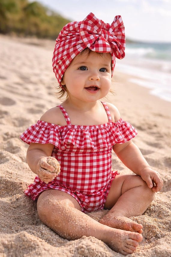 Baby Swim Turban Hat, Baby Swim Hat, Baby Swimsuit, Baby Girl Swim Turban, Baby Swim Cap, Swim Hat, Swim Cap, Baby Girl Swim