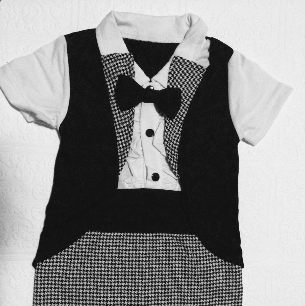 baby boy tuxedo onesie