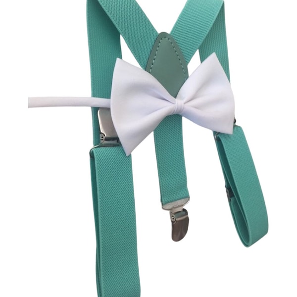 Mint Suspenders Etsy