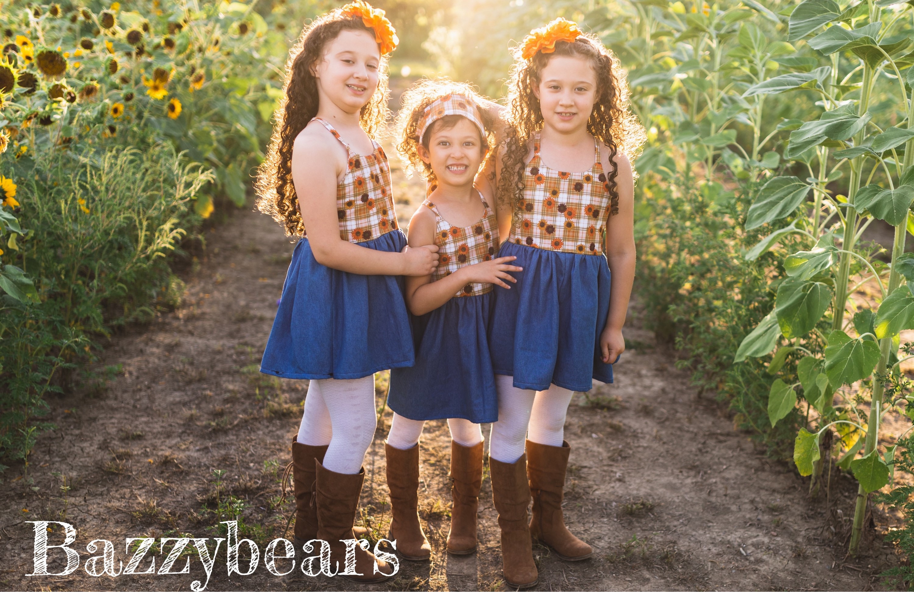Baby top sunflower outfit