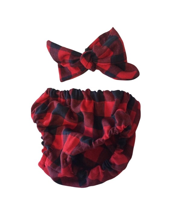 Buffalo Plaid Cake Smash Outfit