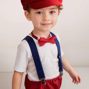 red cake smash outfit boy, Valentine cake smash, red bow tie, smash cake outfit boy, red diaper cover, red baby bow tie, red suspenders