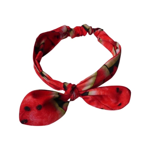 Watermelon headwrap, watermelon headband, watermelon baby headband, melon headband, baby headwraps