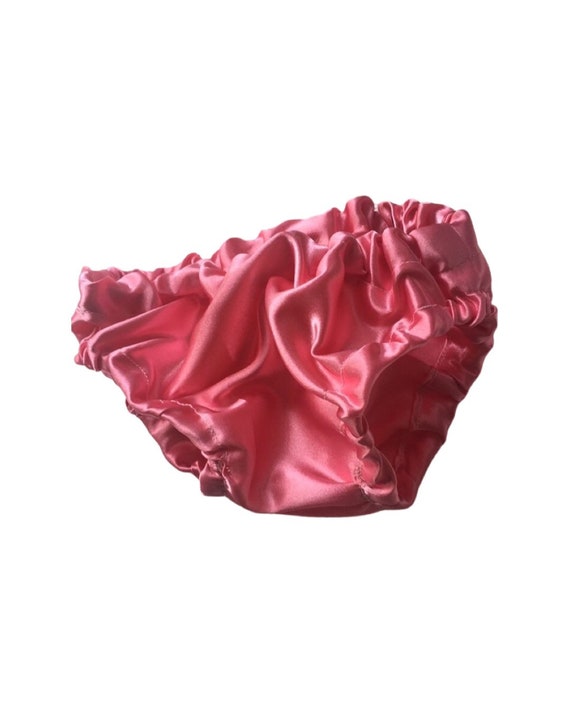 1st birthday bloomer, pink bloomer, satin pink bloomer, birthday bloomer, cake smash bloomer, diaper cover, Birthday bloomer, girl bloomer