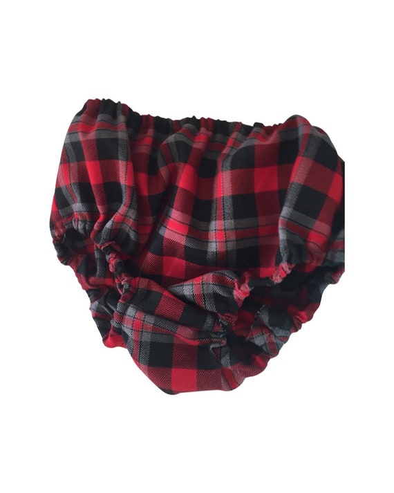Diaper Cover, Baby Boy Diaper Cover, Newborn Diaper Cover, Toddler Diaper Cover, Buffalo Plaid Diaper Cover, Black and red Diaper Cover