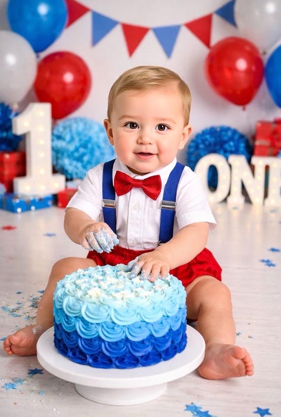 red cake smash outfit boy, Videogame cake smash, red bow tie, smash cake outfit boy, red diaper cover, red blue baby bow tie, red suspenders