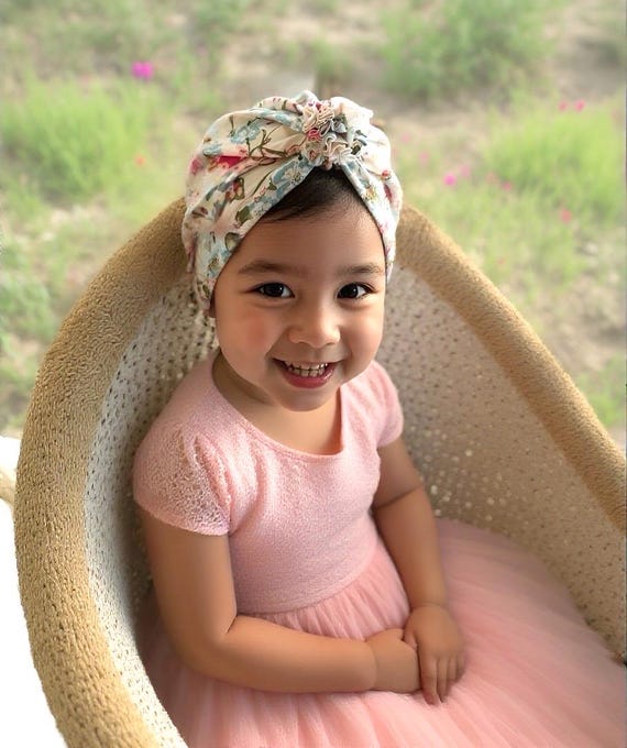 Baby Turban Hat, Baby Girl Turban, FLOWER Baby TURBAN, Baby Hat, Newborn Hospital Hat, Baby Turban Headband, Infant Hat, Newborn Turban,