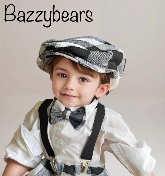 Black Flat Cap, Black Newsboy Hat, Birthday Boy Black cotton Hat, Men’s, baby Black Flat Cap Hat Gift