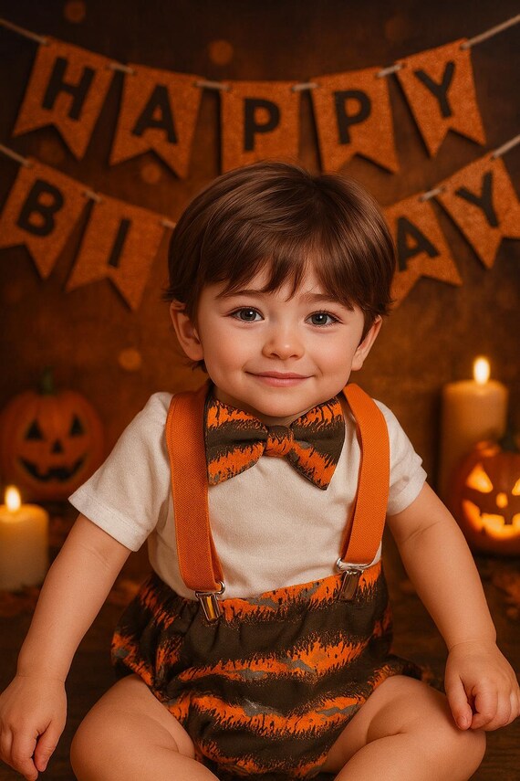1st Birthday boy cake smash Outfit Bow tie bloomers Suspenders halloween cake smash, boy outfit,bloomers,diaper cover, bat cake smash
