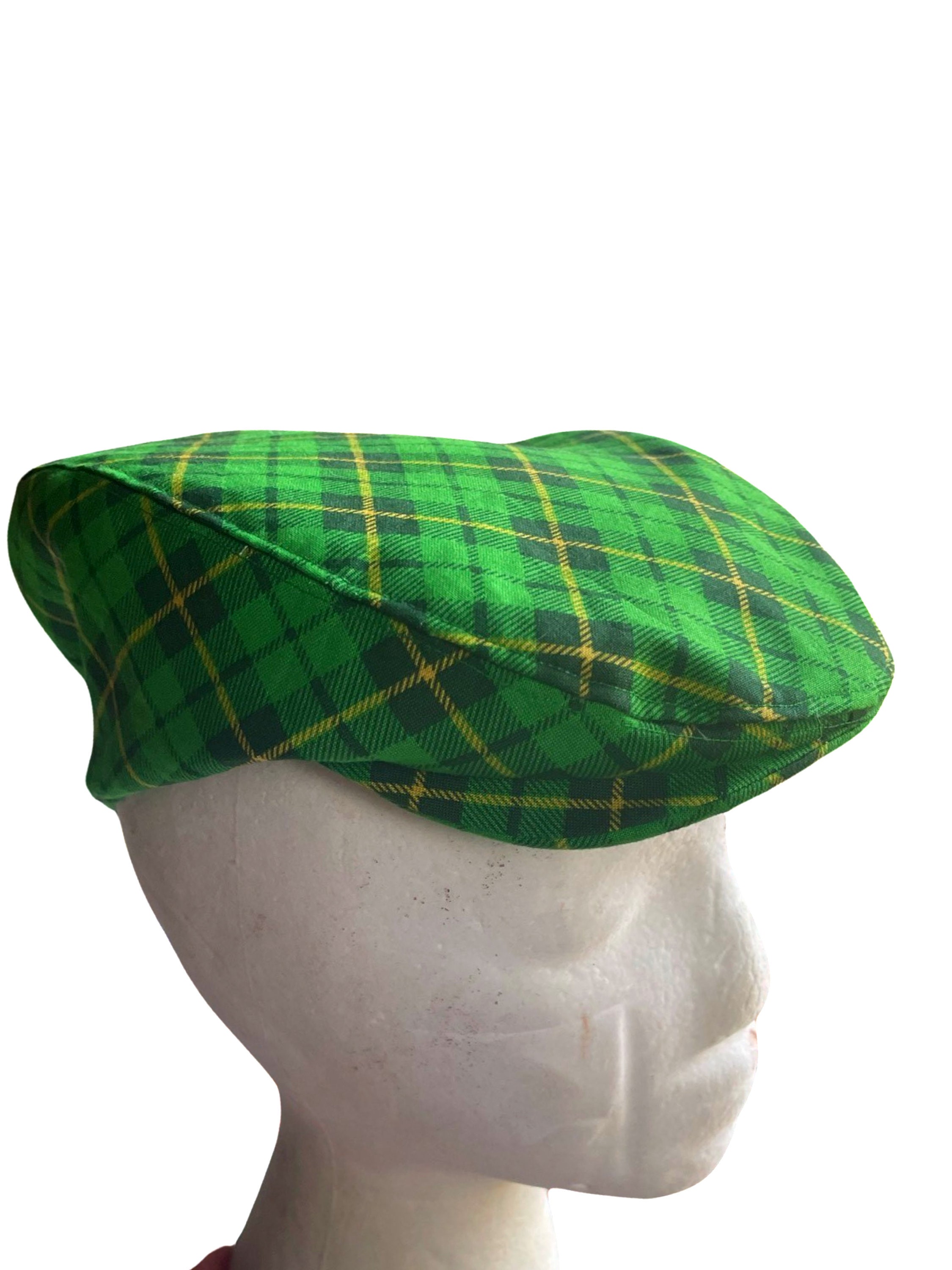 Green Linen Flat Cap, Peaky Blinders Hat, Baker Boy M Hat,irish Flat Cap,  Gatsby Hat, Summer Men Hat, Christmas Flat Cap, Golfing Hat, 