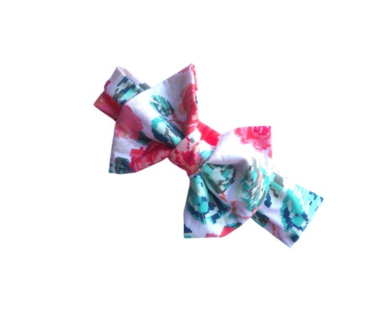 Vintage Rose Bow, Headband Bows, Baby Girl Bows, Toddler Bows, Infant Bows