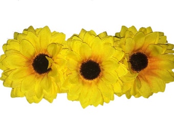 Sunflower headband, sunflower crown, Fall flower headband/crown, Fall photo shoot, wedding girl accessories, rustic wedding, felt sunflower