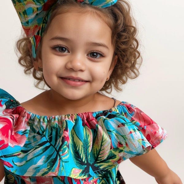 Girls Hawaiian Outfit Etsy girls-hawaiian-outfit-etsy
