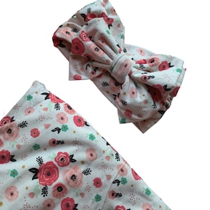 Rosa Baby Swaddle Decke, Baby Mädchen Swaddle, Rosa Decke, Neugeborenen Swaddle, Mädchen Baby Decke, Swaddle Set, Stretchy Strick Swaddle