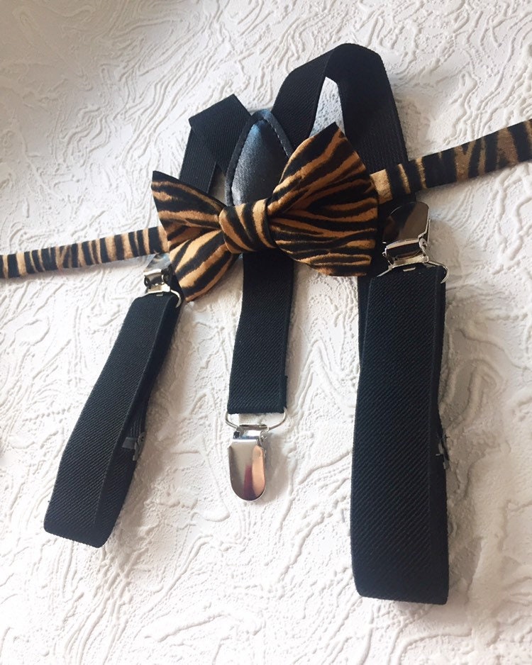 Animal Print bow ties novelty bow ties funny bow ties Tiger print bow