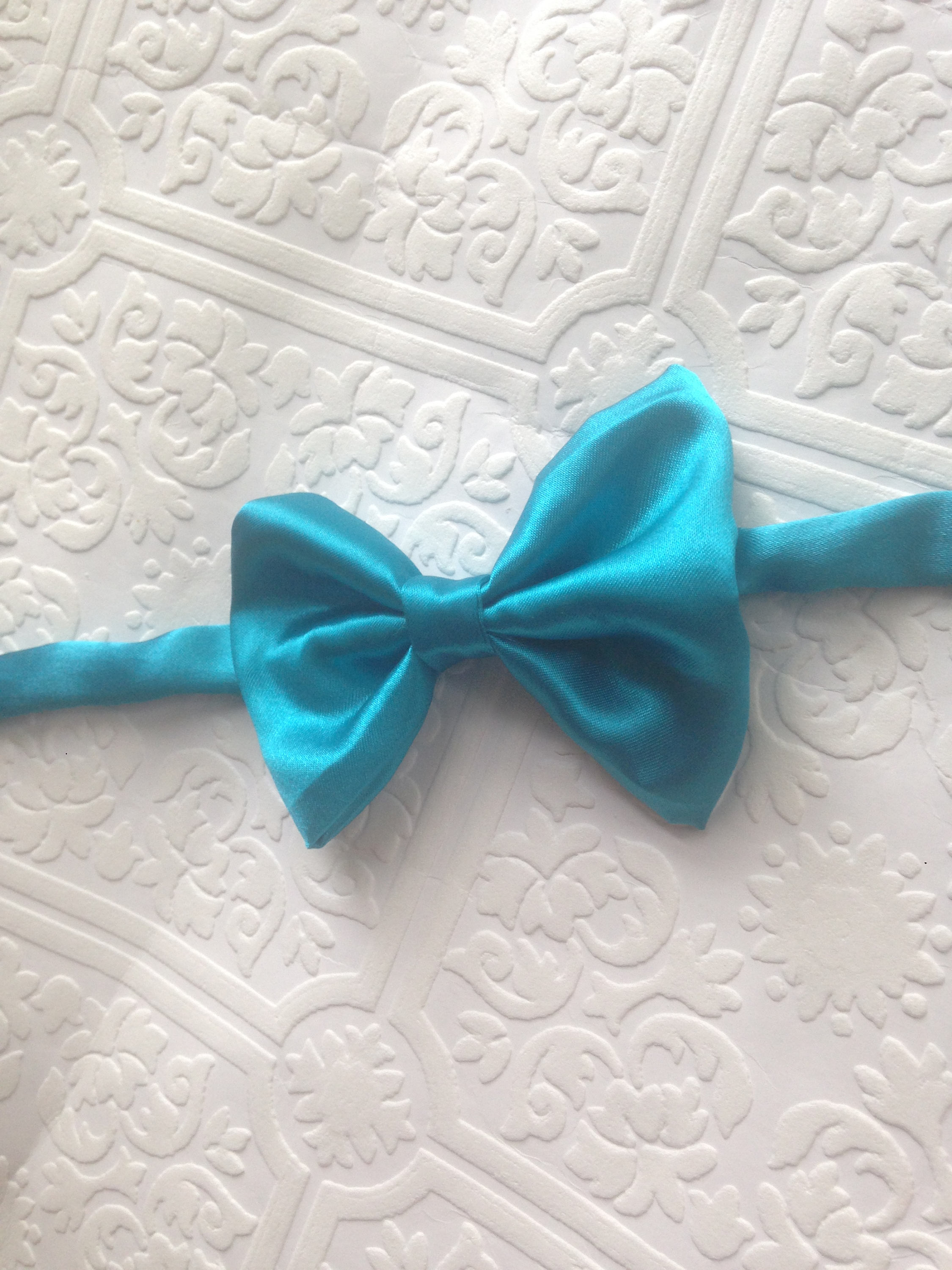 Baby bow tie, blue baby bow tie, turquoise baby bow tie, turquoise bow ...