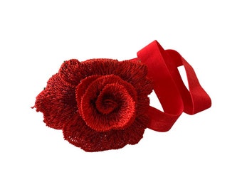 baby rose, Rose headband, rose baby headband, baby headband, red rose headband, newborn headband, red baby headband, birthday headband, rose