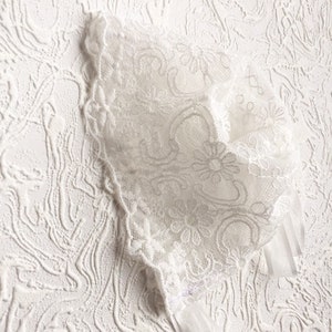 Taufmütze Mädchen, Elfenbein Spitze Mütze, Taufhaube,Spitze Mütze,Taufhaube,weiße Spitze Mütze,Spitze Mütze, off white bonnet,Mädchen Spitze Mütze