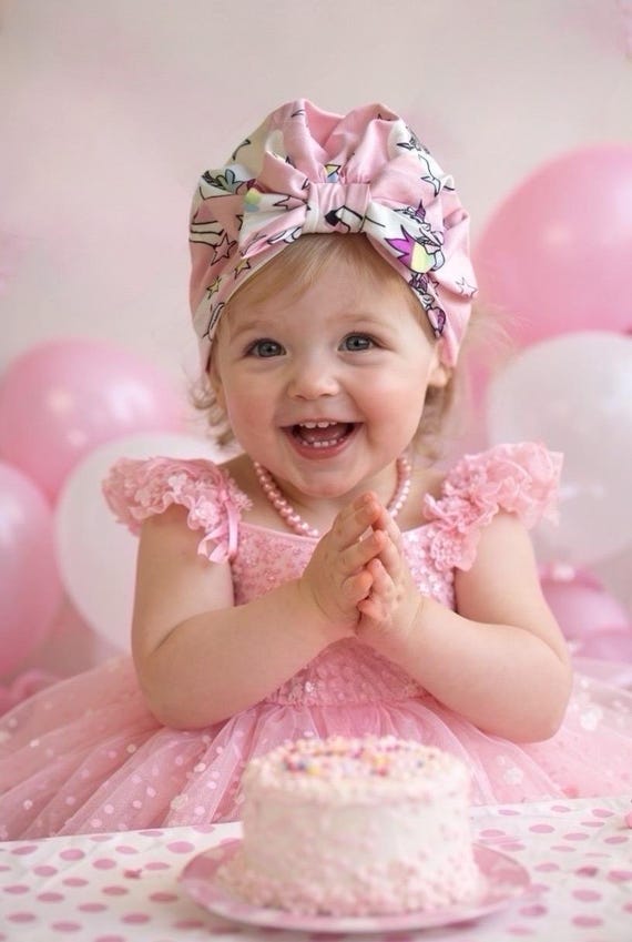 Unicorn Turban With Bow | Unicorn |Turban | Baby Turban | Toddler Turban | Turban Hat | Baby Hat | Baby Turban Hat | Baby Gift | Baby Girl