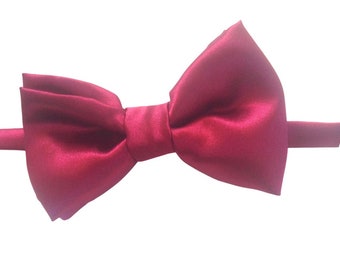 Boy bowtie, baby bow tie, red bow tie, baby red bow tie, boy bow tie,toddler bowtie, Burgundy baby bow tie
